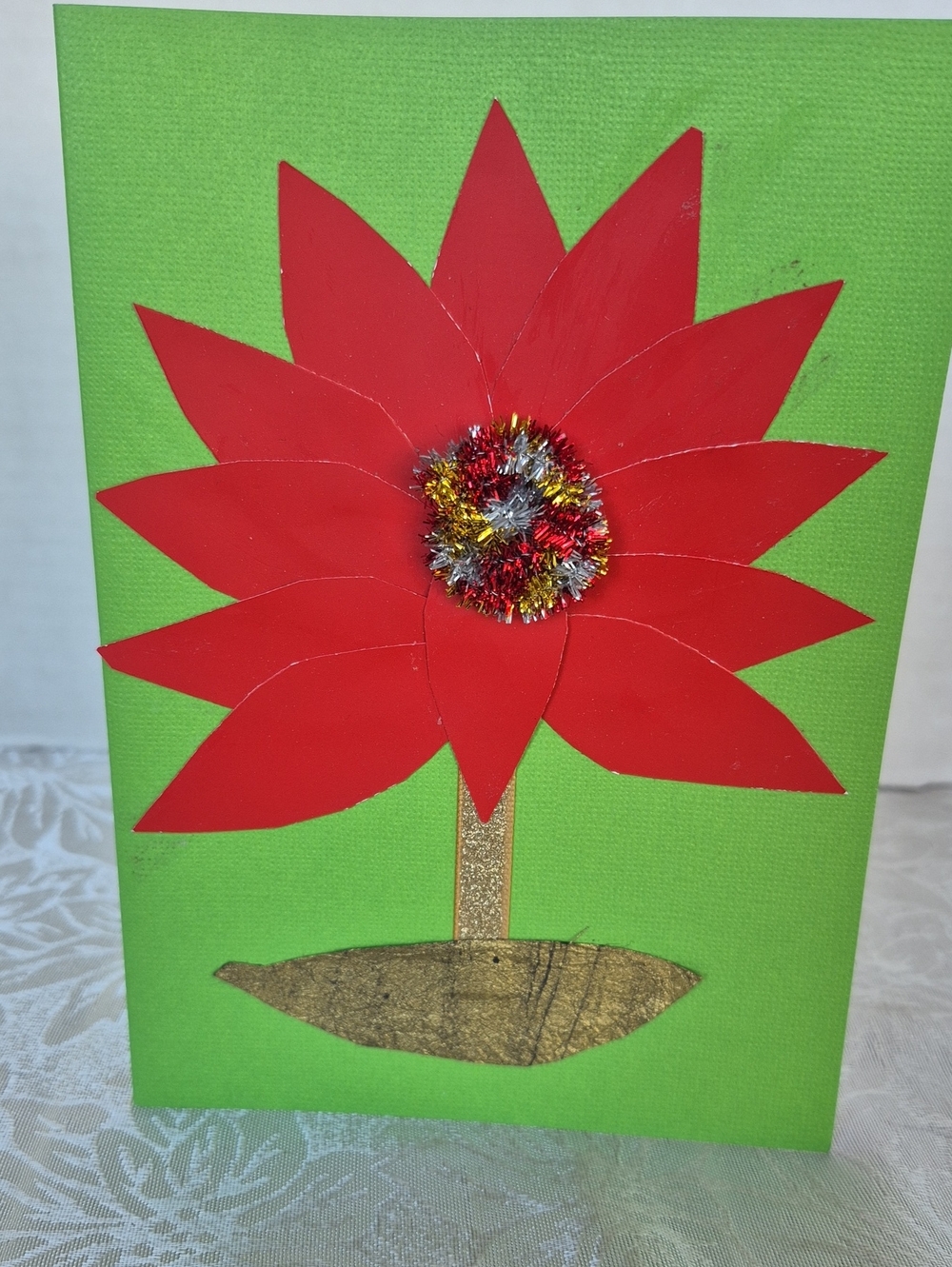 Handmade art card - Merry Merry